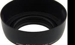 ES-62 ES62 Lens Hood for Canon EOS EF 50mm f/1.8 II
-Brand new and high quality non-OEM replacement
-The lens hood provides a cost-effective solution to the problems caused by sun glare rain and wind-blown debris and is also valuable in providing