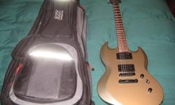 ESP LTD viper 50 guitar and case, both in perfect condition, excellent guitar, great sound and very fun to play. reason for selling; broke my finger and cant play anymore. reduced from $280, asking $250 obo. if the ad is still up that means i still have