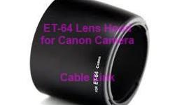 ET-64 ET-64 Lens Hood For Canon EF 75-300/4-5.6
-ET-64 Lens Hood For Canon
-Lens Hood is used to prevent glare and prevent unwanted stray light from entering the lens by extending.
-It shades the lens from stray light, improving your contrast and image