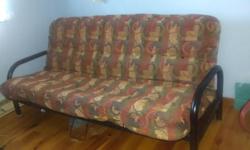 Futon in excellent condition with a removable washable cover. Ready for pick up immediately.
