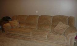 Faux Suede Couch! $500.00 OBO