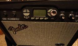 I have a Fender G-Dec amp.  Guitar entertainment center, has built in drums and backing tracks.  Great for practice.  Asking $175 OBO