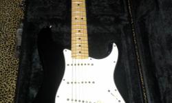 2012 fender strat
great shape
maple neck
50's fat coil p/u's
sounds amazing
this guitar needs to be played
made in the usa
lots of mojo here
nice hard shell case