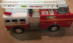 Great fire truck...needs a new home and someone to play with. Great condition, smoke & pet-free home. Pick-up in Barrhaven.
Note: child boot is in picture to give you idea of size of truck.