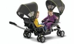 ** BRAND NEW - NEVER BEEN USED! **
We purchased it, assembled it and then never had the occasion to use it. Our loss, your gain!
Purchased at Canadian Tire for $199 plus tax.
Can hold two children - up to a maximum of 135lbs.
Folds up quite