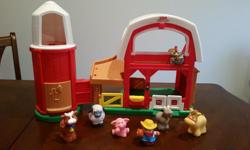 Complete Set - excellent condition. Worth over $50 new. Barn makes cute animal sounds and plays songs.