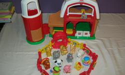 For sale this beautiful Farm Fisher Price Little People
With Sound and animals,
In clean and good condition,
Price $ 20