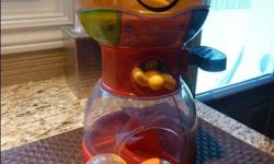 Fisher Price Roll-a-Rounds Swirlin Surprise Gumballs
* Baby loads the 4 balls in the upper bowl and with each press of the lever, a ball will swirl down the spiral while lights and music play
* There is a tray on the bottom bowl to catch the balls from