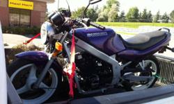 Nice bike here, looking for cash or trade for truck or jeep manual preferably 4x4 will add if trade is worth while
This ad was posted with the Kijiji Classifieds app.
