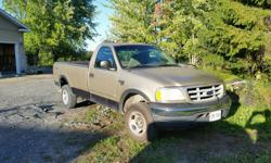 Make
Ford
Model
F-150
Year
2000
Colour
tan
kms
107000
Trans
Automatic
YES TRUE MILAGE, used as a spare vehicle only.
Fantastic shape, body, brakes, transmission, 4x4, motor all strong.
Selling only because i need an extended cab.
Motor is 4.6L V8 and has