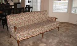 French Provincial Sofa & Chair
-        Original owner
-        Early 1960?s
 
$150 OBO