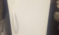 Frigidaire 14 cu/ft Upright Freezer
Frost Free
2 1/2 yrs old
Works Great
Excellent condition