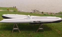 Full Lotus 1650 Floats.
15.5'
Rudder set also available separately $650.
Aluminum Spreaders & strut material available $300.
This was for an Aeronca Chief project that didn't go forward.
Floats are new and have never been in the water or sun.
Note pricing