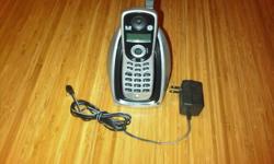GE 5.8GHz Cordless Phone for Sale
 
Great condition
Non-smoking home
Charger base can sit on table or hang on wall
 
We got a whole new set of phones as a gift and don't need this one anymore.