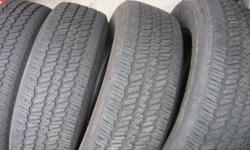 General ameritrac tires P245/70/17 very low kms on these tires asking 225.00 or best offer.