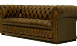 Quality Leather Chesterfield Furniture by Traditional Chesterfields Canada
 
2 seater settee 160cm 94cm 79cm &
3 seater settee 210cm 94cm 79cm
 
 
The Ascot Chesterfield has an upholstered buttoned seat and is a fine example of this style of Chesterfield