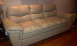 Genuine leather sofa and love seat set.
 
$500 OBO
 
call Sharlene 416-420-6060
 
Pick up only. No delivery.