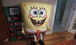 Giant Stuffed Sponge Bob
Sponge Bob
His body is 32 inches by 28 inches
Gently used.
$35