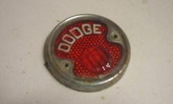 Glass Dodge tail light len with trim ring, good cond. asking $30