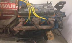 5 liter engine with approximately 10,000 kms on rebuild with turbo 350 trans with unknown mileage.