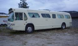 V671 diesel, Air Ride and Brakes. Sleeps 6 (Table makes into a bed) 2 bedrooms, Kitchen's at the front. New tires with about 2000 km on them. Needs a little work. It's in storage now and there are some items stored inside as well.. Contact to view only.