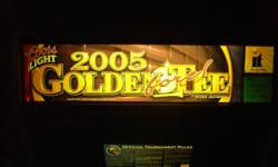 2005 Golden Tee
Excellent condition.  Finish off your games room with an all time favorite.
Complete with coin slots if required.