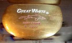 Price reduced-------
"Great White Shark" putter. Excellent balance and good condition.
NOTE: If its listed its available