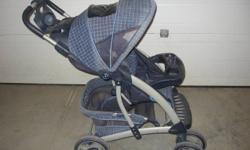 Graco stroller, great condition, easy to push, has a spot of drinks/keys/money ect. 5 point harness, large storage underneath, folds down, wheels lock, seat reclines.  Smoke and pet free.  Check out all my other ads as we are getting rid of our baby
