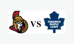 Sens vs. Leafs
Ticket face value at $185 before surcharges
Section 109, Row F, Seats 1&2
$250 for the pair