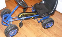 Sturdy kids peddal go kart, has moveable seat. Bought it for my nephew couple years back now he has grown out of it still in excellent condition. Neat toy for the kids. Looking for $40 obo