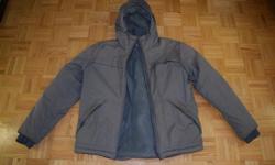 This fleece winter jacket will help you to stay warm in winter. It has enough room underneath for a sweater or fleece.
Inside, it has a fleece layer that will help you to stay warm and outside its a hard shell that is water resistent and it will block the