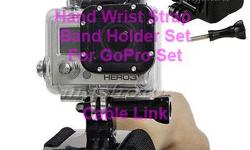 Hand Wrist Strap Band Holder Mount Set For GoPro Hero 1 2 3 3+ 4 SJ4000 5000 6000
-Mount adapter fasten on high-strenth outer layer fabric inner layer faric made with meterial
that breathes well to ensure wearing comfort
-Compatible with housing and frame