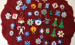 Assorted Craftfoam Pins- .25 cents each or 5/$1.00
Assorted Hand-decorated Barrettes - $2.00/ set
Hand-decorated Headbands - $2.00 each