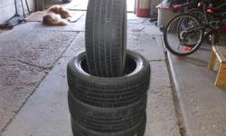 I have a set of 4-225/50R17 tires with a few years life left in them,I want $100.00.No e-mails
