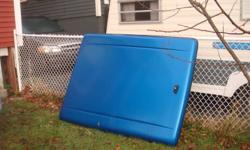 Blue fiberglass tonneau cover for a Ford Ranger side step. Inside bed dimensions are 3'-10" x 6'-0". Great shape. All the brackets are included. Photos to follow.
WANTED: A cap to fit the side step Ranger.
Call Amanda at 405-2463.