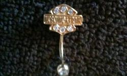 BRAND NEW HARLEY DAVIDSON GOLD 10K BELLY BUTTON RING...CHRISTMAS GIFT THAT WILL MAKE YOUR PARTNER SMILE...GOLD WEIGHT 2.5 GRAMS..$65.00 PER GRAM TO BUY GOLD