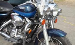 For sale ONLY until June 25th - then I'll enjoy riding it one more season 2004 Road King Classic 2 tone Blue 74,576 miles (119,321 klm) - looks, sounds, and runs great. Oil and filter just changed. New Michelins with approximately 2500 miles. Last year
