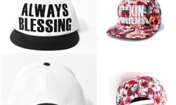 Hats:
20$ Always Blessing Hat (Leather): Snapback fitted cap. One
size fits all.
15$ F*ckin Problems Hat (Polyester): Snapback fitted cap. One
size fits all.
5$ White Beanie: 100% Wool.
5$ White Elongated Beanie: 100% Cotton.
Tees/Tanks:
20$ Rihanna Tee: