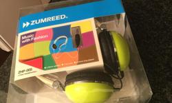 Zumreed headphones. Never used, Brand new in box, was a gift. Colour: Lime Yellow, model- ZHP-005. Nice!
Please text me if interested. 604 328-0570