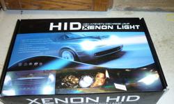 New in box HID headlight kit, no instruction booklet. Bulbs are H-11, brightness is 10 000 k. Bought for an 07 GM truck but never installed.
These are low beam bulbs for an 07 Sierra.