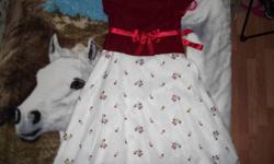 Bonnie Jean Christmas dress
size 8, but will fit a little bigger
worn for 1 hour at a Christmas concert
paid $80.00...asking $20.00 obo
phone 270-8804
will remove ad when sold
