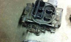 2 holley carburetors for sale 4 barrel, $30, cfm unkown, call 519-330-3275 or email jay.evers1 @ hotmail.com