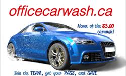 OFFICECARWASH.CA
Twitter : @OCWSAVE
Facebook : Officecarwash.ca
SAVE, SAVE and SAVE !
Officecarwash.ca offers Top-Tier Petro-Canada & Shell car washes at a fraction of the price! Why pay $14.67 for an over-the-counter car wash when you can get the same