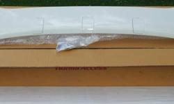 Factory Honda Fit spoiler new in box. White
 
Factory Honda Fit Rear Hatch Spoiler 2007 2008
 
Part # 08F02-SLN-310 list $297.00.
 
Item #20
 
CHECK OUT MY OTHER HONDA PARTS FOR SALE ON THE "VIEW POSTER'S OTHER ADS" BUTTON TO THE RIGHT
 
I have too many