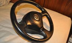 I have for sale a jdm Honda S2000 steering wheel which is in mint condition, easily 9/10, no tears, no rips and not faded. This is a jdm AP1 steering wheel so therefore there are no cruise control buttons. Will fit on civic ek, ap1, ap2, prelude, and