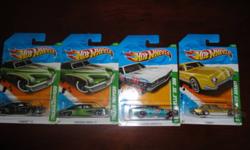 I have x3 different 2011 Treasure Hunts and a (Super) Thunt$
1/15 Turbo Torpedo -  Reg. and Super
3/15 69 Chevelle SS 396 - Reg
5/15 Studebaker Avanti - Reg
Treasure hunts $7 each
Thunt$ $25
 
As well I have over 50 other Thunts & Thunt$ from the past 10