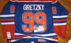 Lots of really cool stuff.  Check out this site.  You will need to cut and paste this link to your browser as it is not an active link.
 
http://www.myjerseycollection.weebly.com
I have lots of really cool stuff:
Jerseys - Gretzky, Lemieux, Orr, Yzerman,