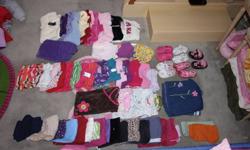 Pictures not uploading, please contact for pictures This is a huge lot of girl clothing size 18 months to 3 yrs
It includes
16 pairs of pants
15 long sleeve shirts
1 pair of overalls
10 sweaters
3 dresses
3 short sleeve shirts
4 pairs of pj's
2 pairs of