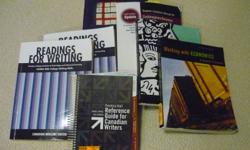 Comes with complete set of up-to-date books for Humber College
Business Finance program including:
Readings for writings COMM 200
Reference Guide for Canadian Writers
Interpersonal Communication 5th Edition
Working with economics 8th Edition
Contemporary