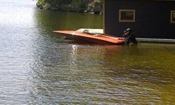 17 ft Hydrostream VKing with a strong 2.5x carbed Merc.
Comes with trailer and cover...
'69 Corvette orange custom paint (depending on sun> goes from orange to red)
Low water pick-up, 28p chopper, foot throttle, manual jack plate.
Floor/ stringers/ carpet